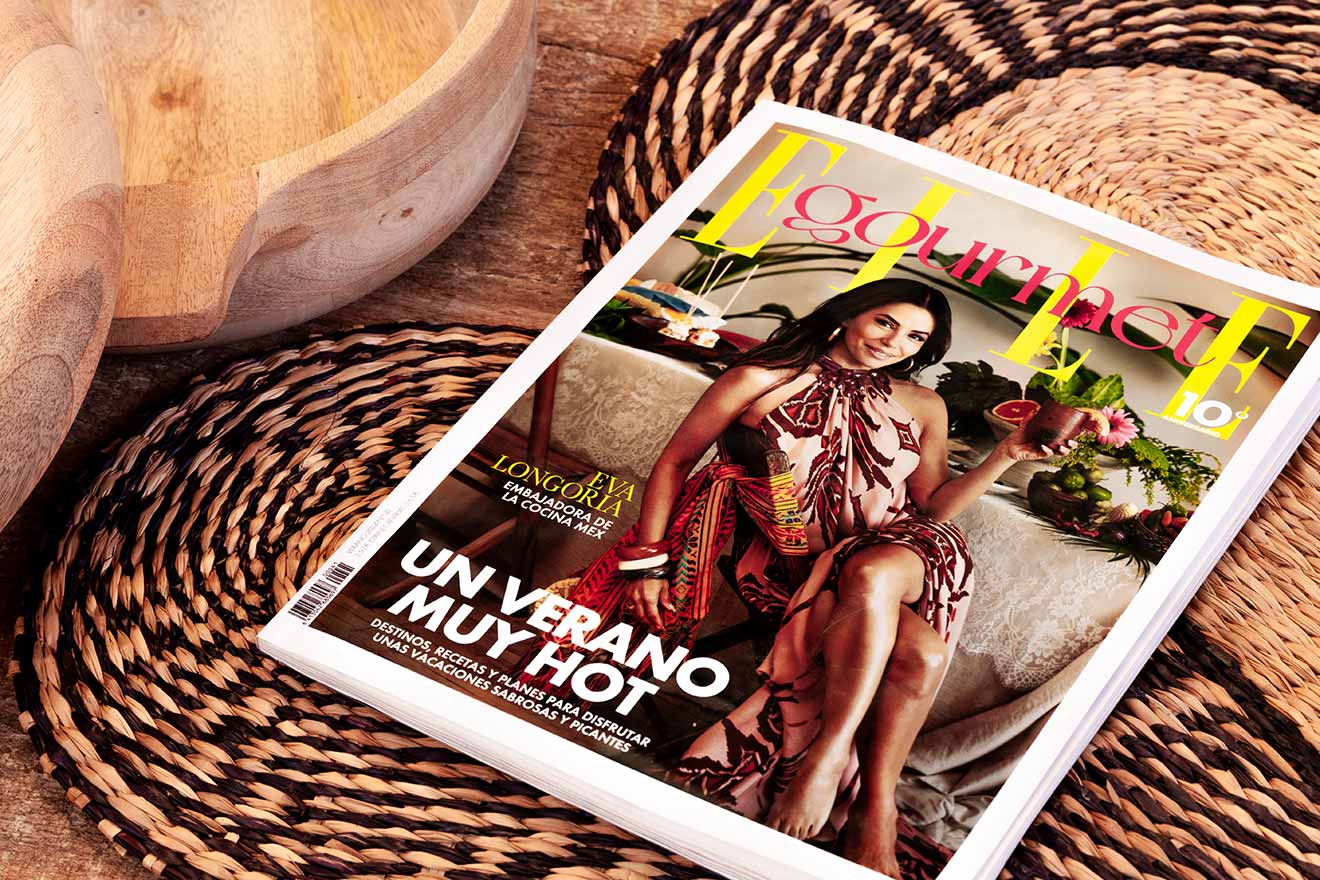 Vaisselles d’Ofelia dans le magazine ELLE GOURMET Juillet 2024.